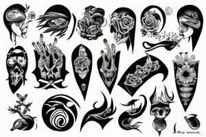 good side bad tattoo idea