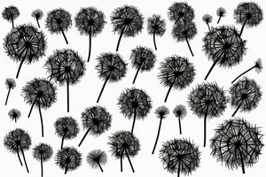 dandelion  that symbolizes the transience and fragility of life tattoo idea