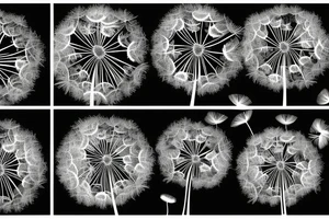 dandelion  that symbolizes the transience and fragility of life tattoo idea