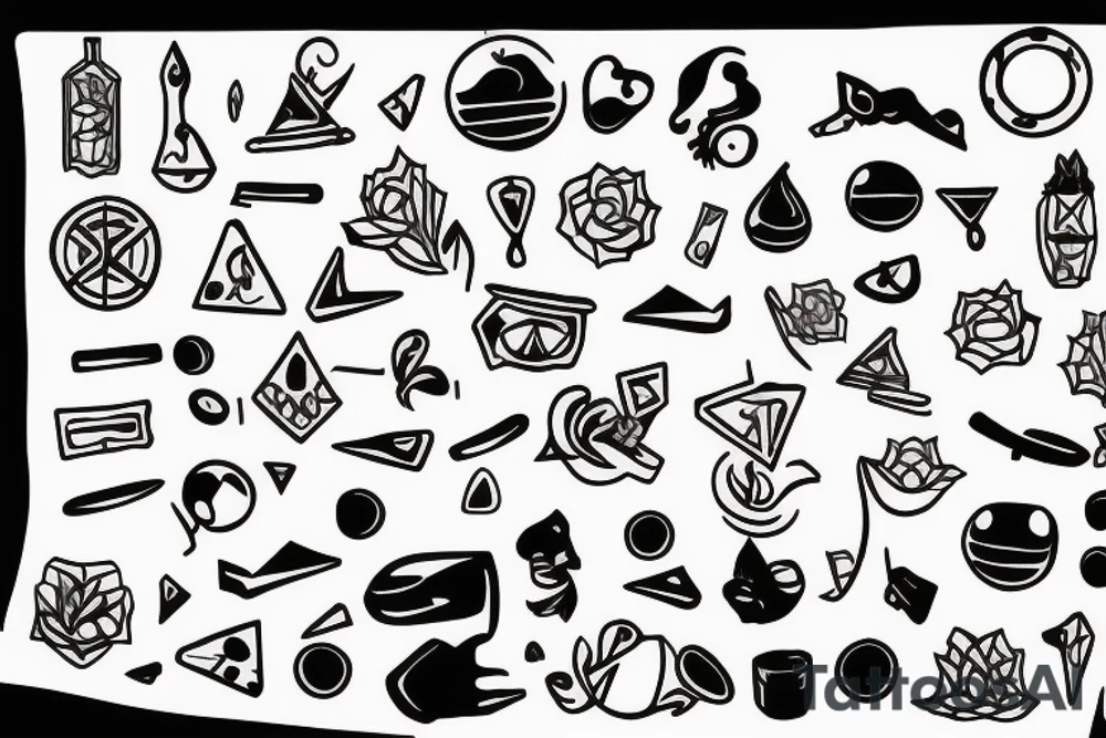 minimalist tattoo self discipline or self control tattoo idea