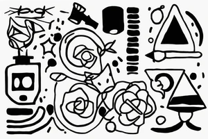 minimalist tattoo self discipline or self control tattoo idea