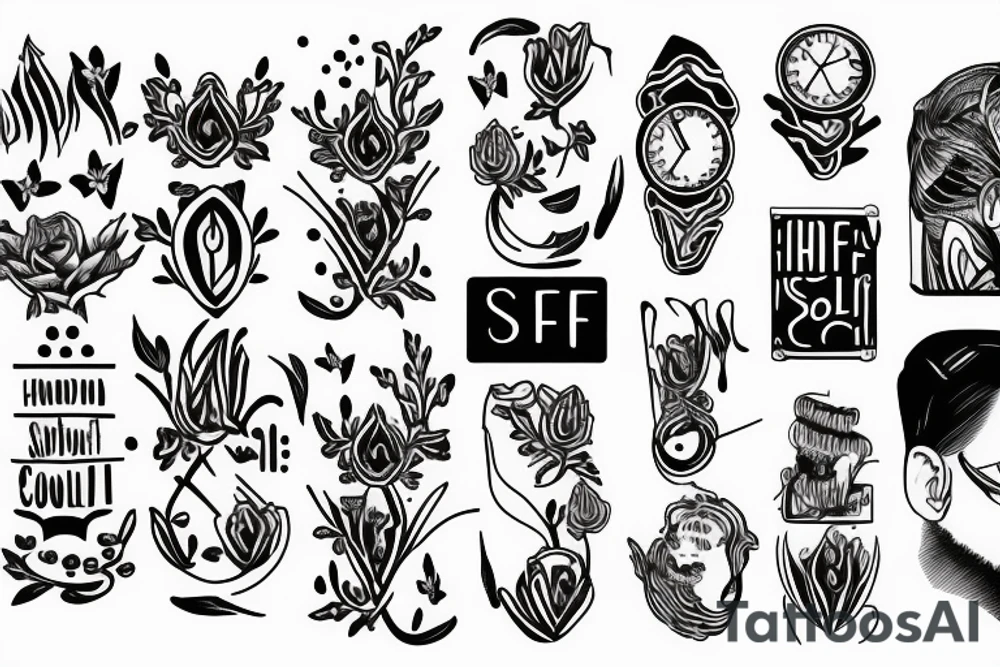 self discipline or self-control tattoo idea