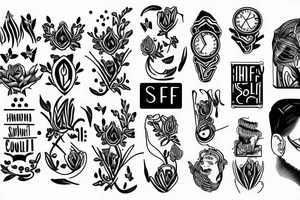 self discipline or self-control tattoo idea