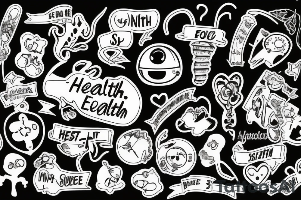 Health is everything tattoo idea