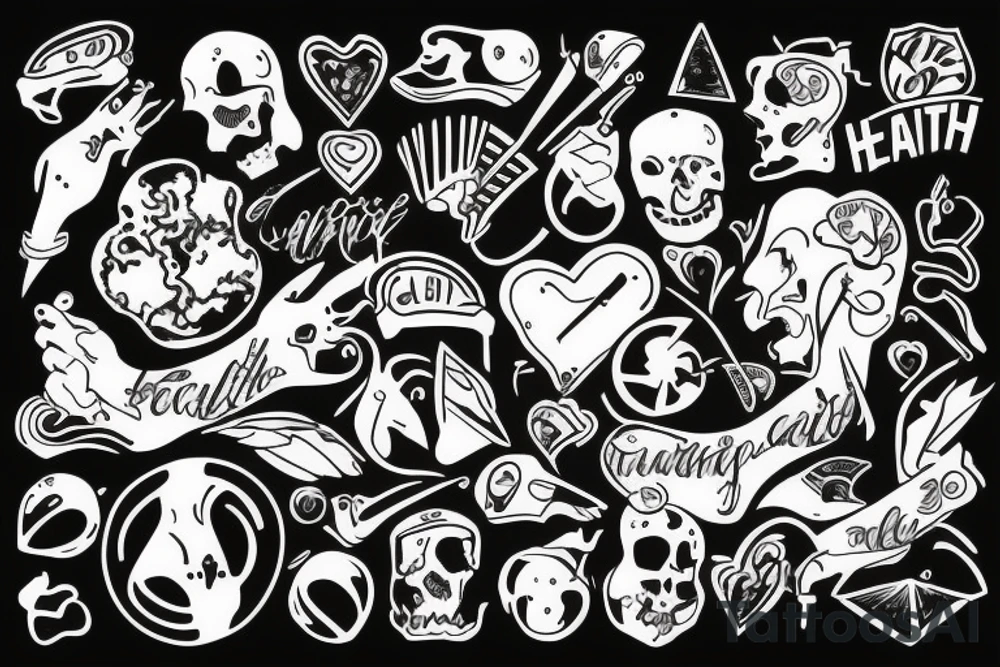 Health is everything tattoo idea