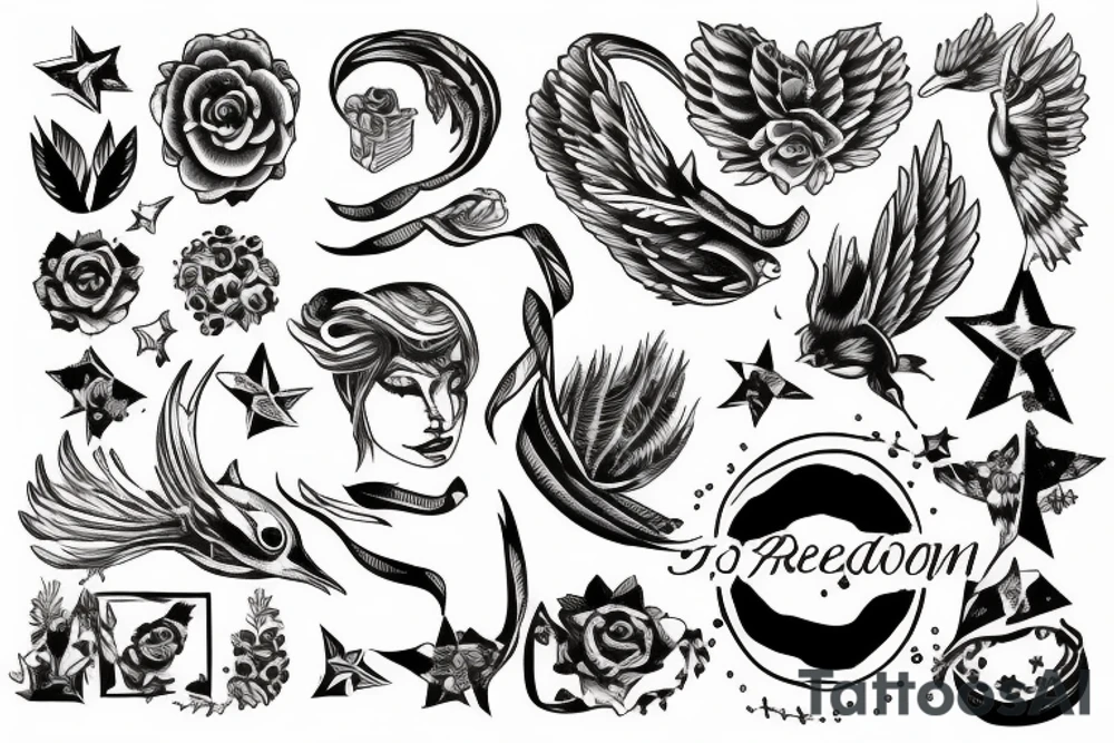 a representation of freedom tattoo idea