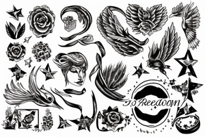 a representation of freedom tattoo idea