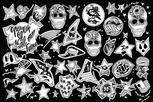a creative way to express freedom tattoo idea