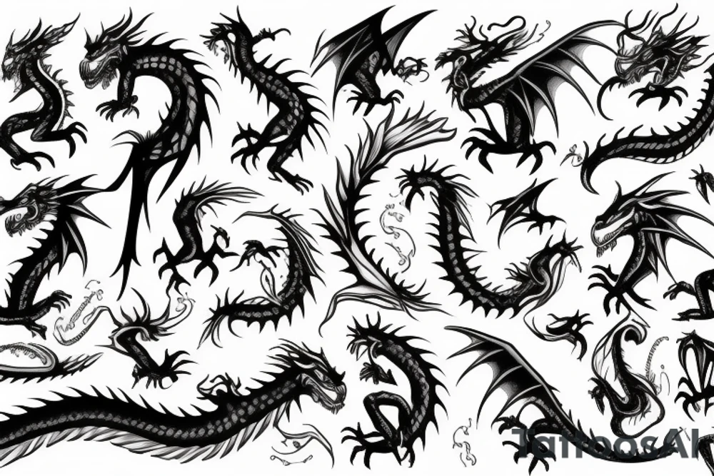 Dragon tattoo idea