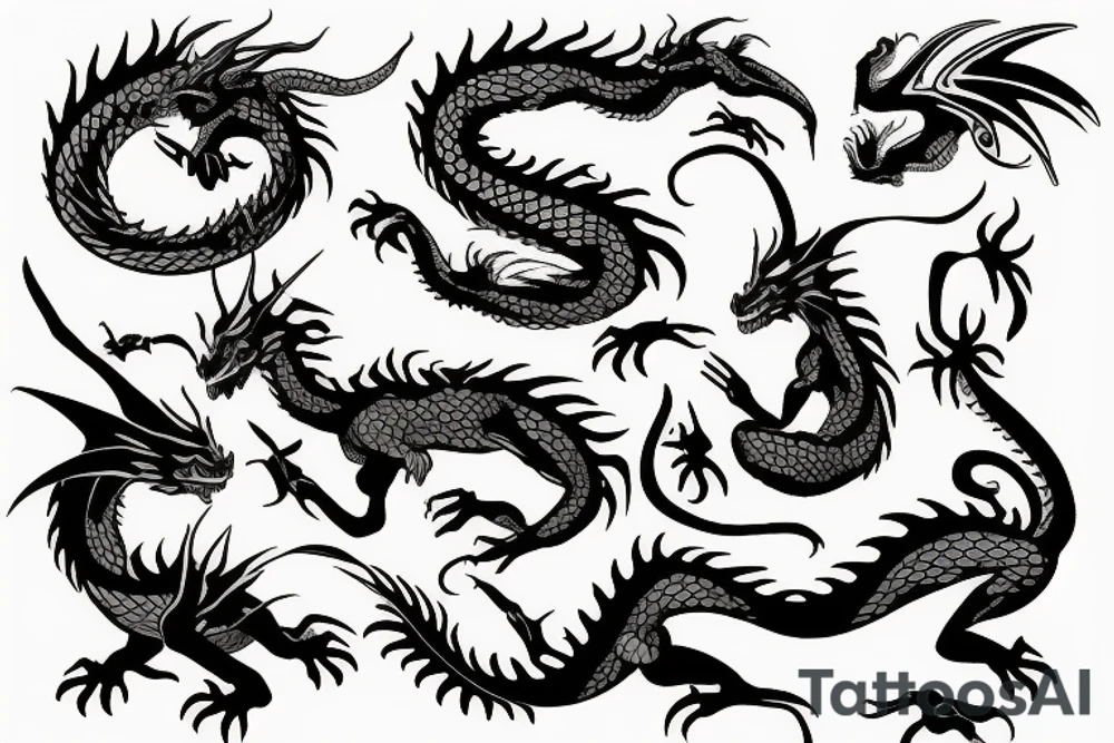 Dragon tattoo idea