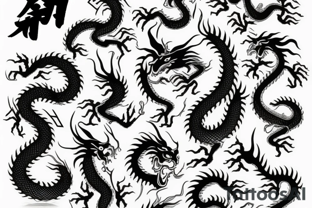 Chinese Dragon tattoo idea