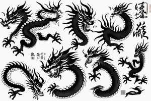 Chinese Dragon tattoo idea