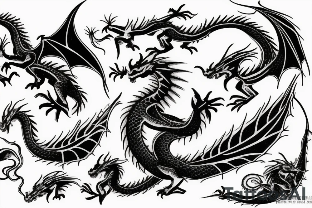 Dragon tattoo idea