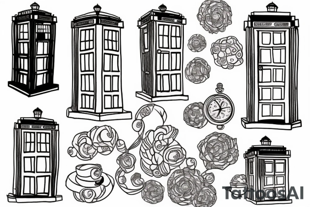 tardis tattoo idea