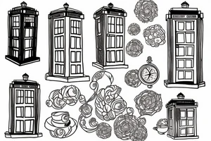 tardis tattoo idea