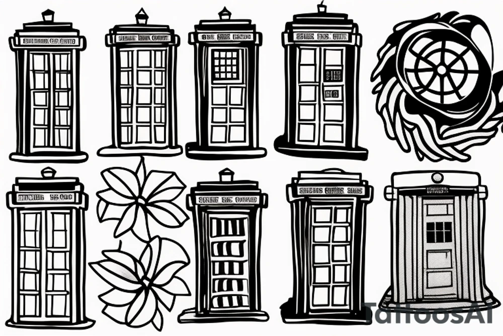 tardis tattoo idea