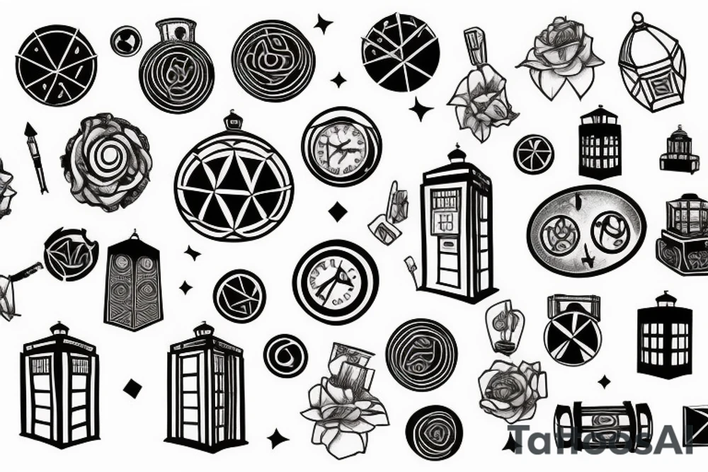 tardis tattoo idea