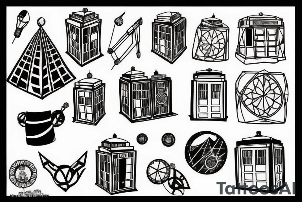 tardis tattoo idea