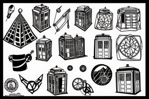 tardis tattoo idea