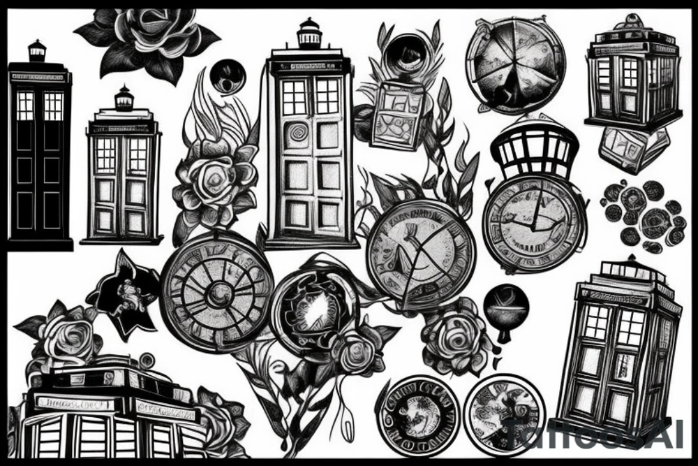 tardis tattoo idea
