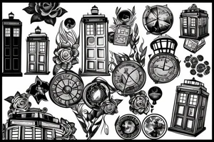 tardis tattoo idea