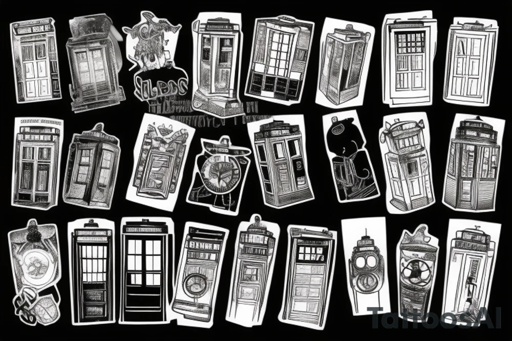 tardis tattoo idea