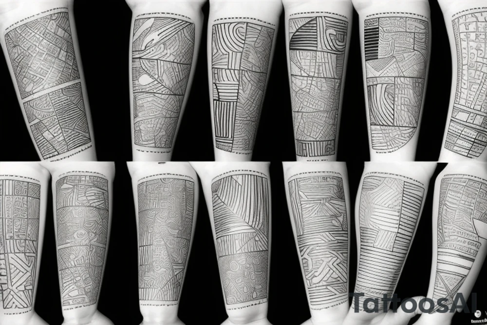 Map of Israel tattoo idea