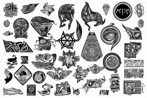 Map of Israel tattoo idea