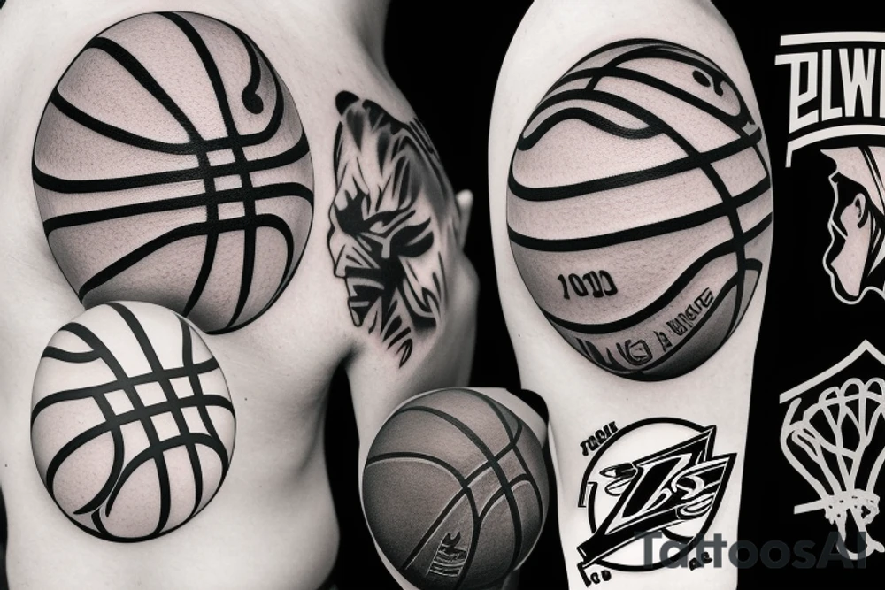 NBA Logo tattoo idea