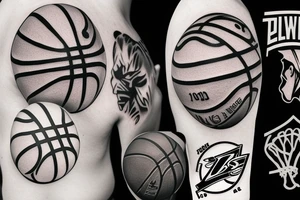 NBA Logo tattoo idea