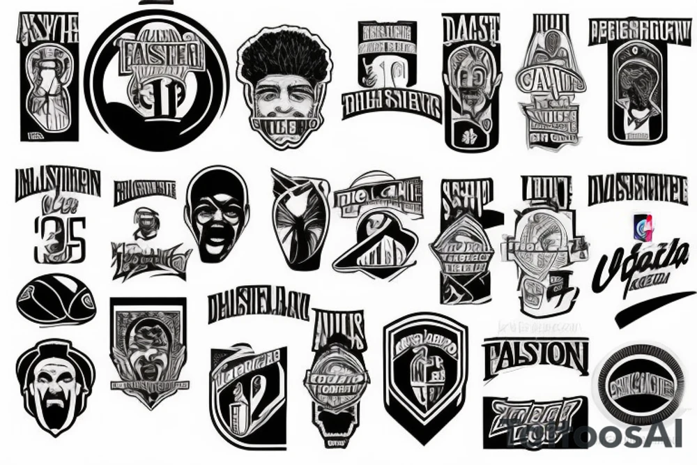 NBA Logo tattoo idea