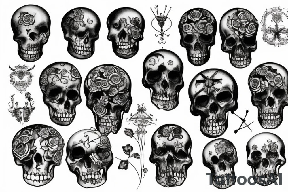 memento mori tattoo idea