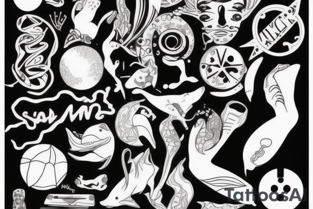 album swimming by mac miller tattoo idea