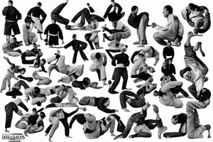 Brazilian Jiu Jitsu coffee tattoo idea