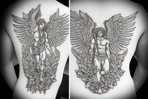 Saint Michael Archangel tattoo idea