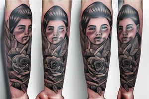 It is a memorial tattoo for my brother. It is a quote from out favourite tv show: "Chocolates and flowers Eric, it's the only way to fly son" tattoo idea