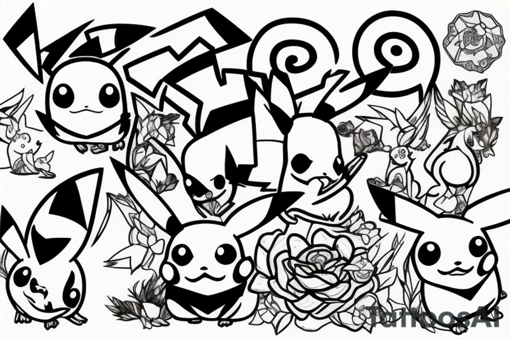 Pikachu tattoo idea