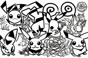 Pikachu tattoo idea