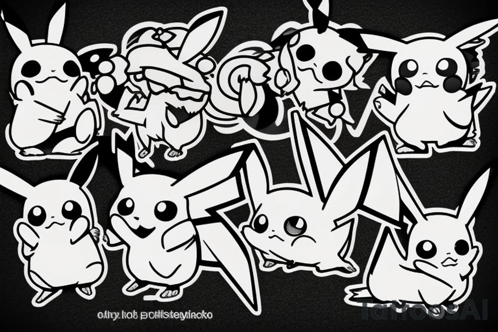 Pikachu tattoo idea