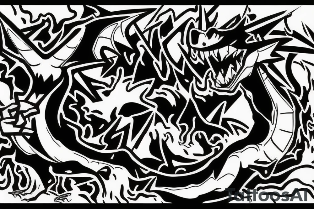 Charizard tattoo idea