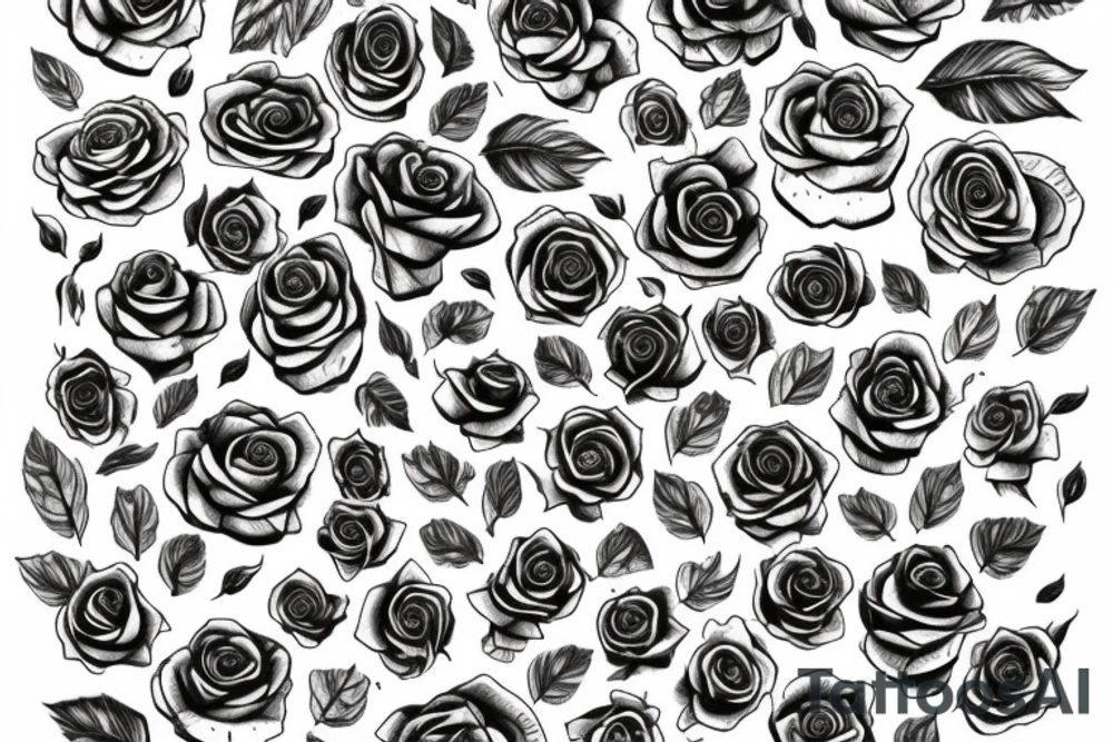 roses from my hip up my side with swirls 
an the words with out struggle theres no strength tattoo idea