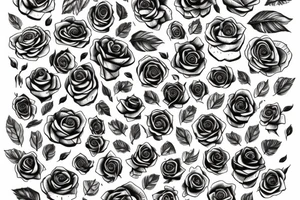 roses from my hip up my side with swirls 
an the words with out struggle theres no strength tattoo idea