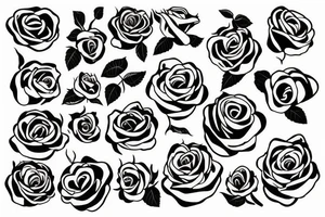 roses from my hip up my side text "Without Struggle There's No Strength" tattoo idea