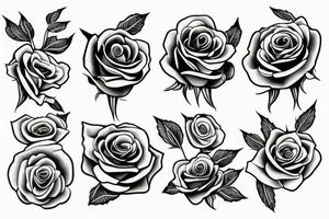 roses from my hip up my side text "Without Struggle There's No Strength" tattoo idea