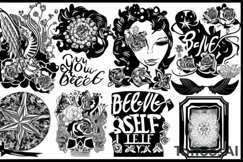 believe in your self tattoo idea