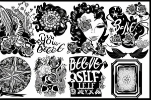 believe in your self tattoo idea