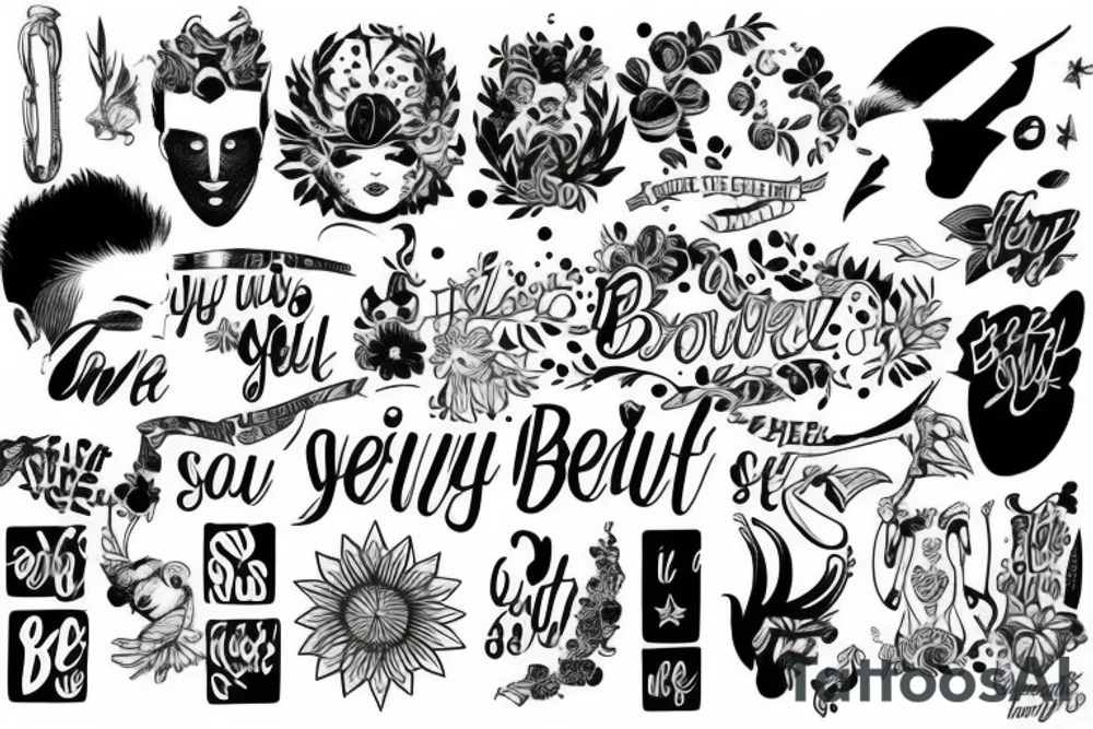 believe in your self tattoo idea