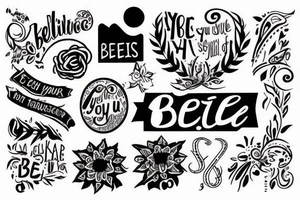 believe in your self tattoo idea