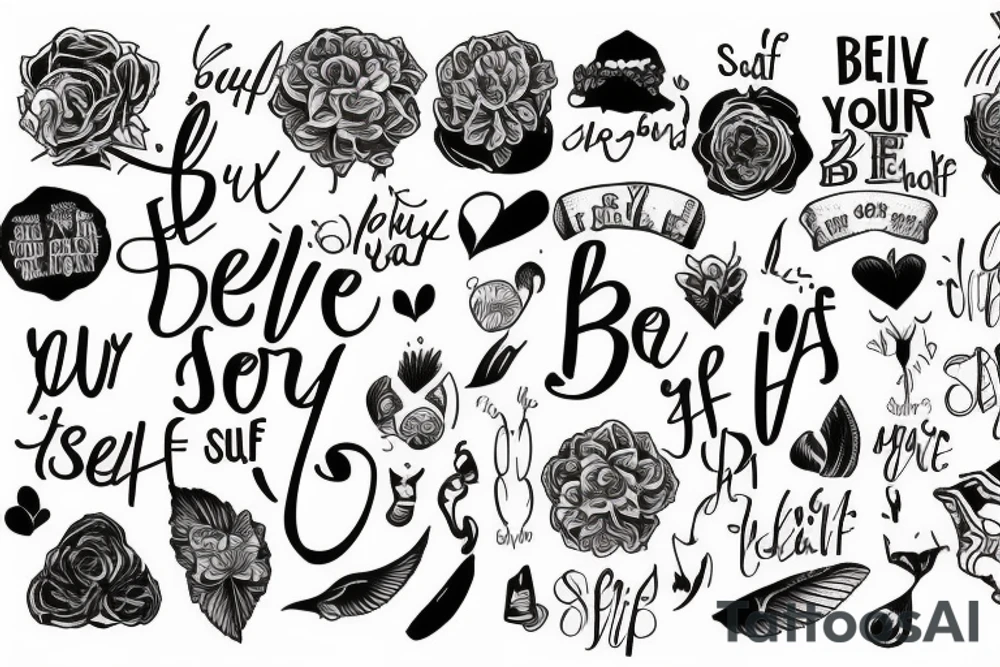 believe in your self tattoo idea