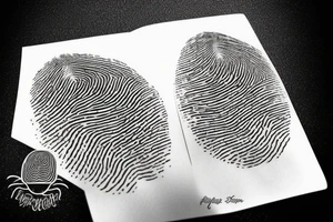 Fingerprint tattoo idea